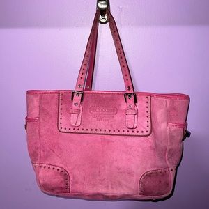 Coach Vintage Suede Tote Bag